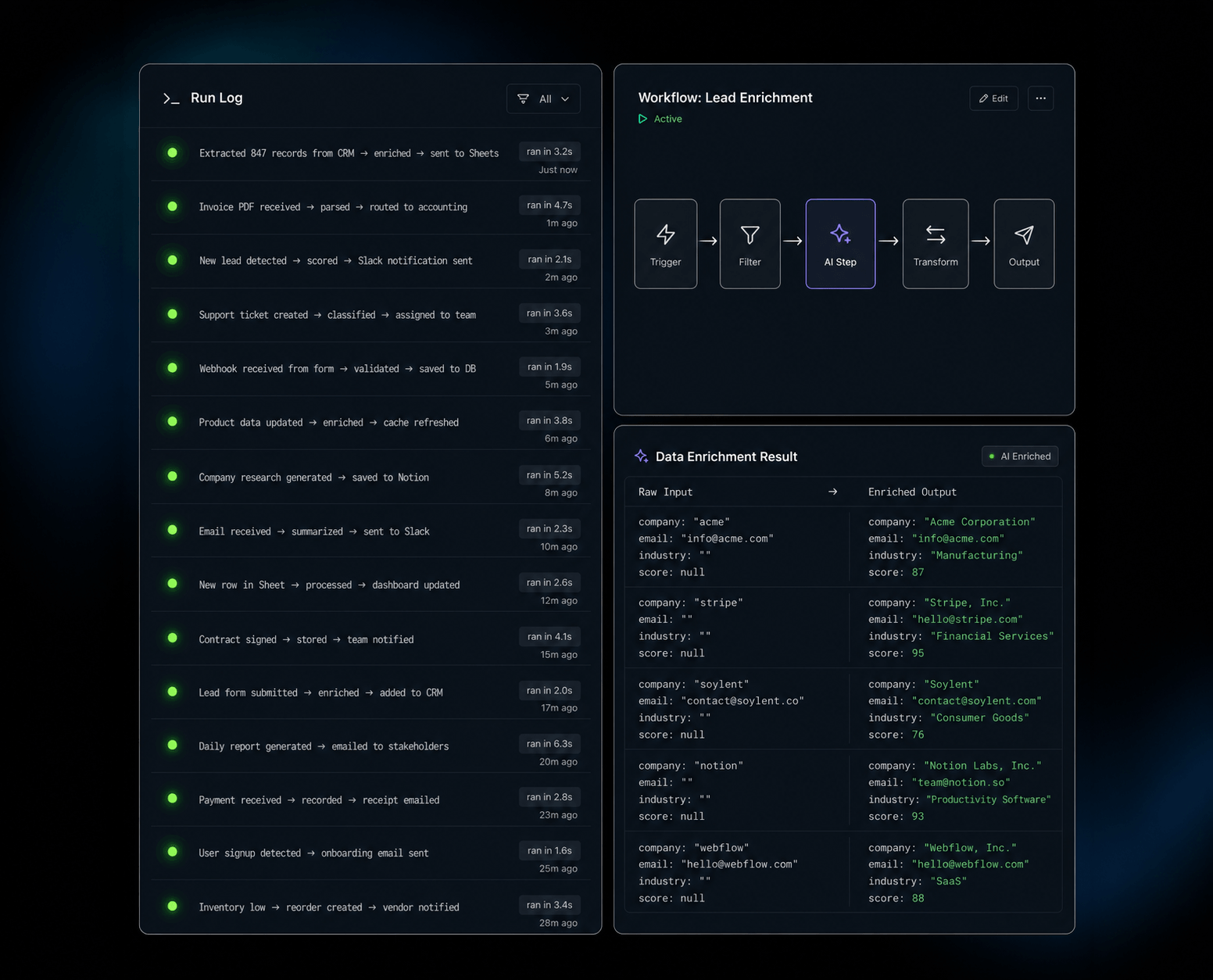 Automatización con IA - Workflows inteligentes