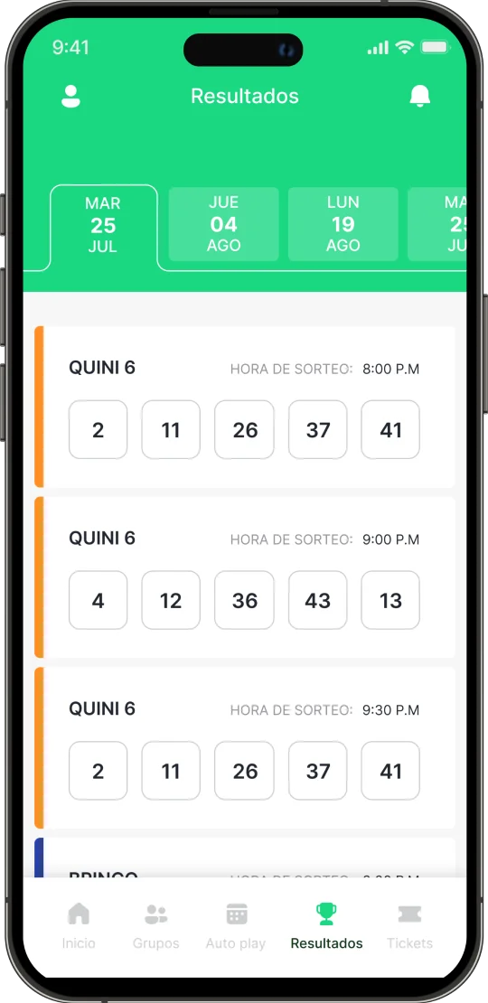 Trebol mobile app screenshot 1