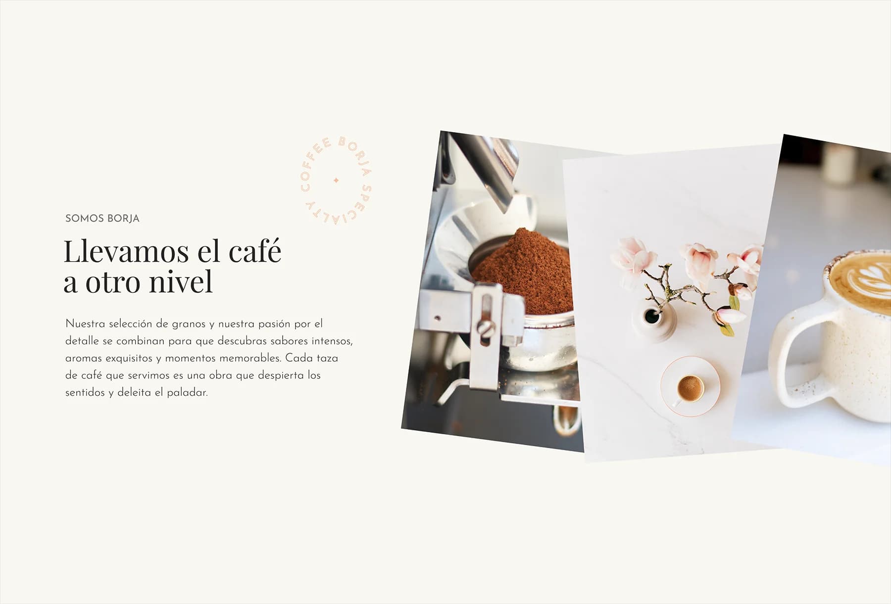 Proyecto Borja Café - Diseño web